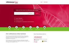 Startseite des LifeSciences Atlas Sachsen