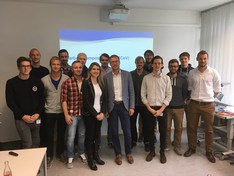 Das Trainee-Programm-Semester traf sich zum Start in Stuttgart am IFB