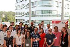 Die Teilnehmer des diesjährigen EIT Health BioEntrepreneur Bootcamp beim Kickoff bei BioM in München.