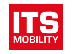 Weiße Schrift auf rotem Untergrund: das neue Logo von ITS mobility