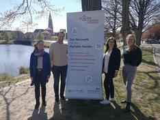 Das Bild zeigt das DiWiSH-Team: Karin Heyn, Dr. Johannes Ripken, Nastasja Heuer und Anna Christina Frahm (v.l.n.r.)