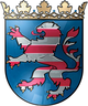 Bild zeigt das Wappen des Landes Hessen.