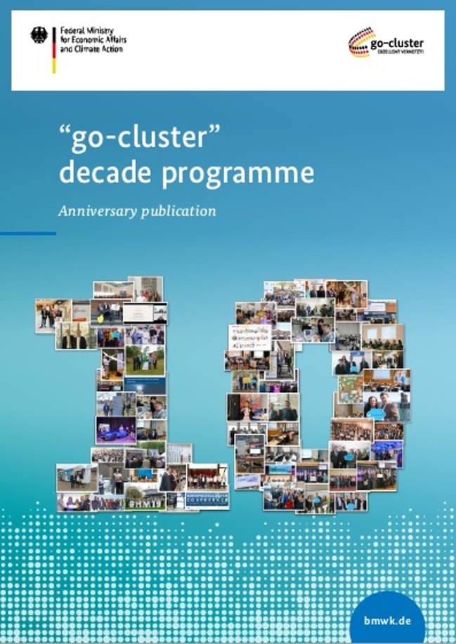 Cover of decade programme "go-cluster"